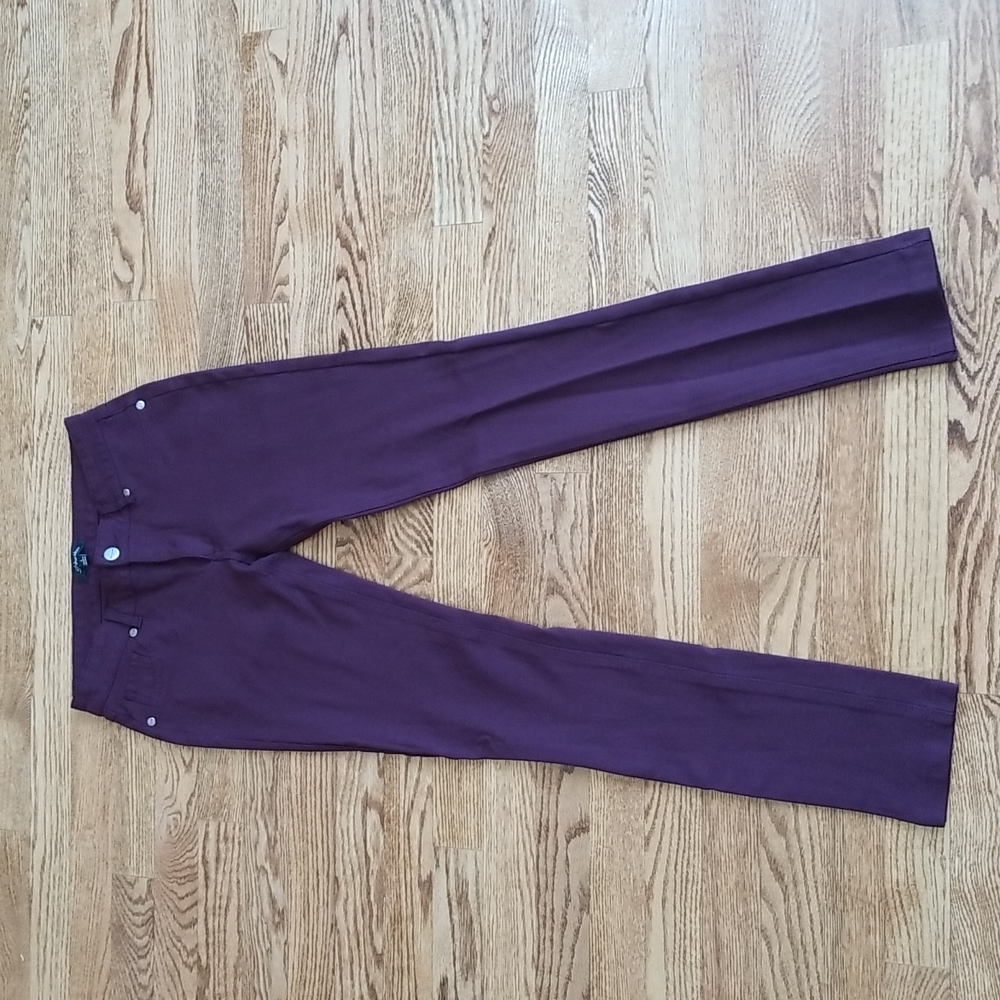 (L) Shinestar Stretchy Skinny Jeggings Casual Colored Bodycon Streetwear